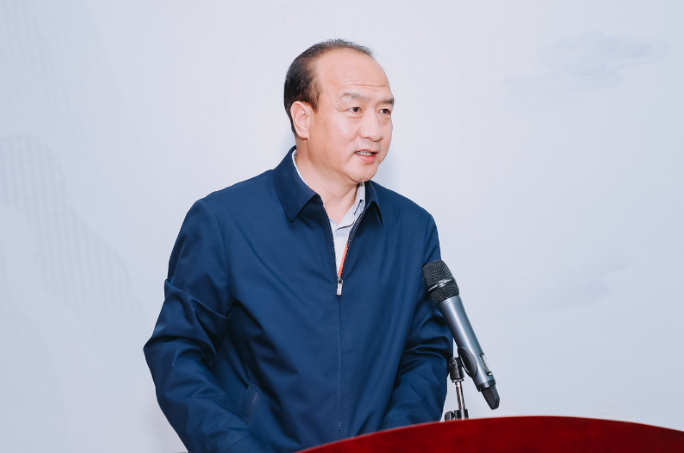 图:五台山党工委副书记,管委会副主任张耀明致辞