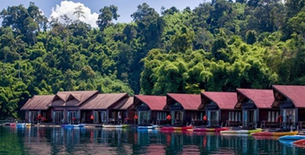 回归自然的泰南水上木屋