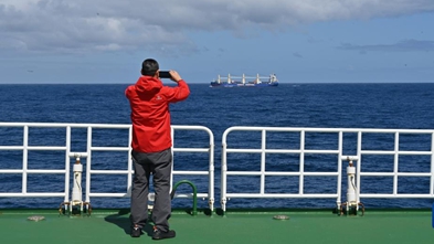 &ldquo;雪龙2&rdquo;号和&ldquo;天惠&rdquo;轮结伴穿越西风带