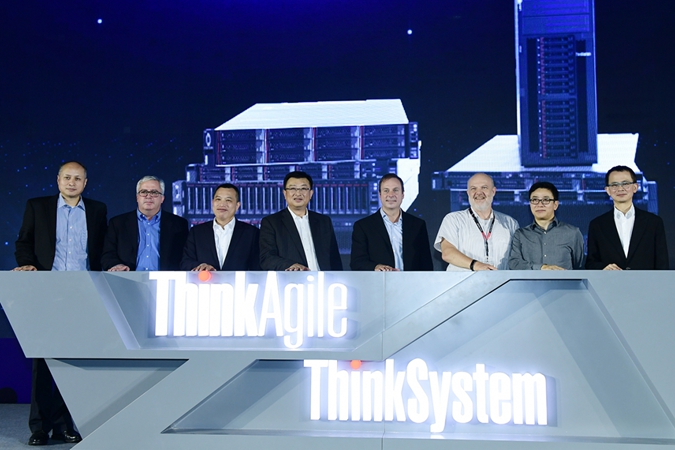 2017联想ThinkSystem& ThinkAgile发布会暨TechWorld&rsquo;17商用分会新品发布仪式