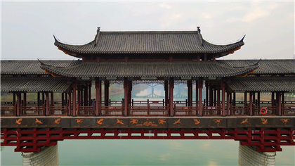 江西吉安：书院廊桥好风景 古色古香引客来