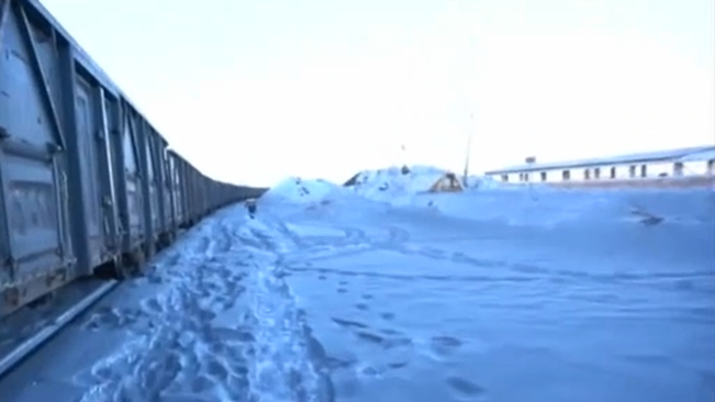 黑龙江漠河：最北调车员 极寒作业保煤炭运输