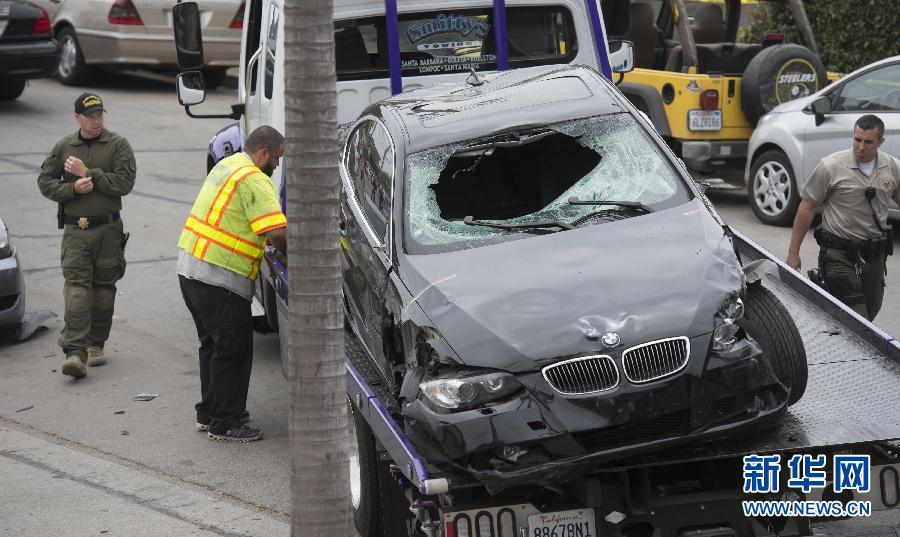 （国际）（6）美国南加州圣巴巴拉县发生枪击事件7死7伤 