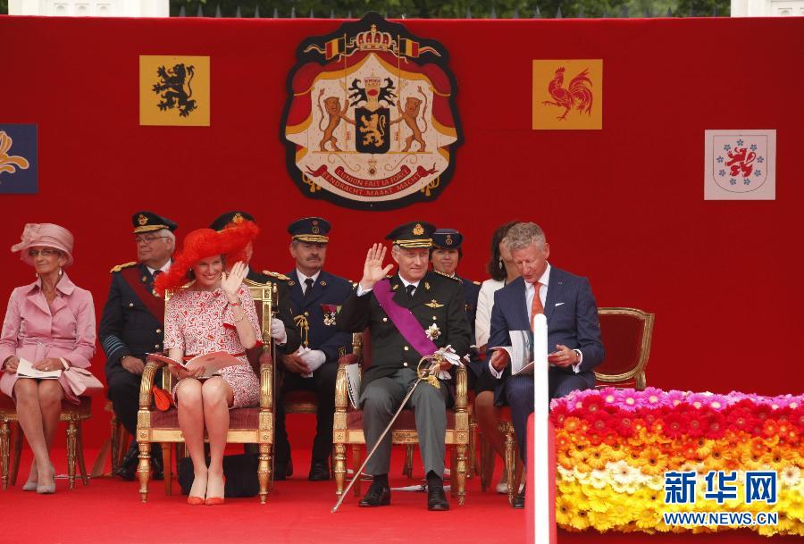 比利时国庆阅兵纪念一战百年高清组图