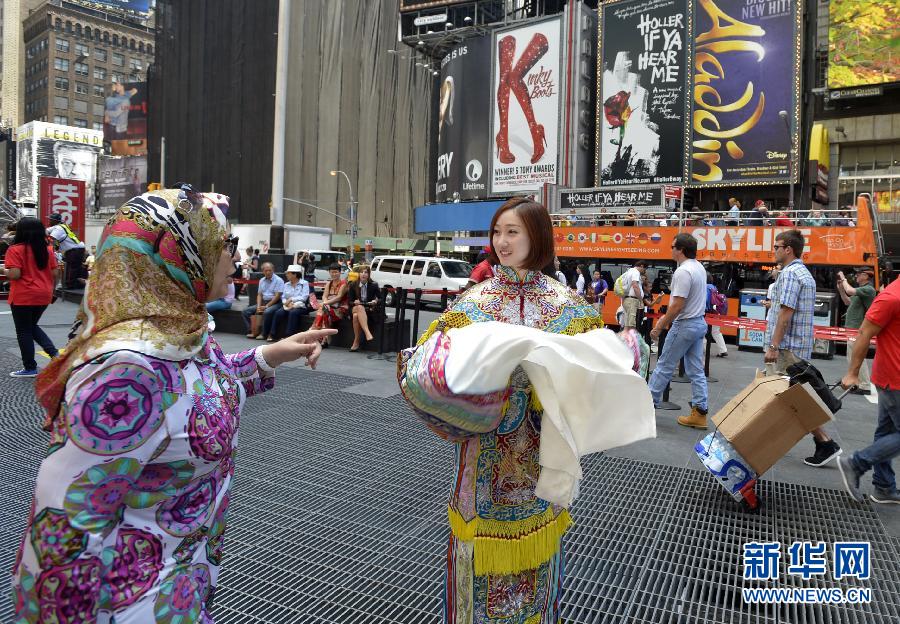 （国际）（7）梅派京剧演员纽约重走梅兰芳巡演之路