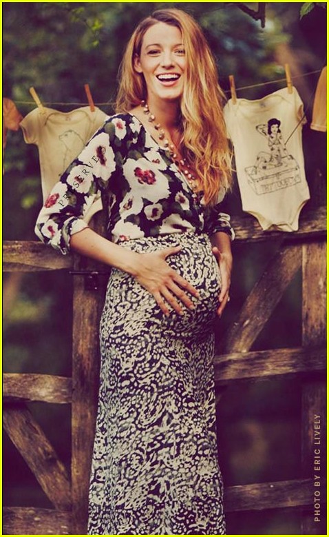 布莱克莱弗利再晒孕照 为母之情溢于言表(图)