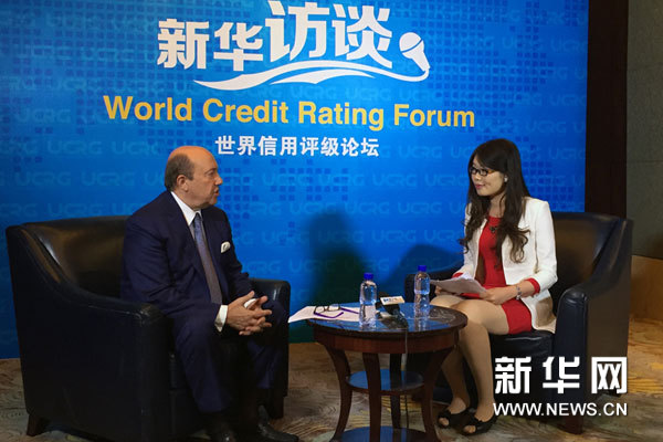 俄罗斯前外交部长伊戈尔·伊万诺夫接受新华网专访 新华网 王彦龙 摄"