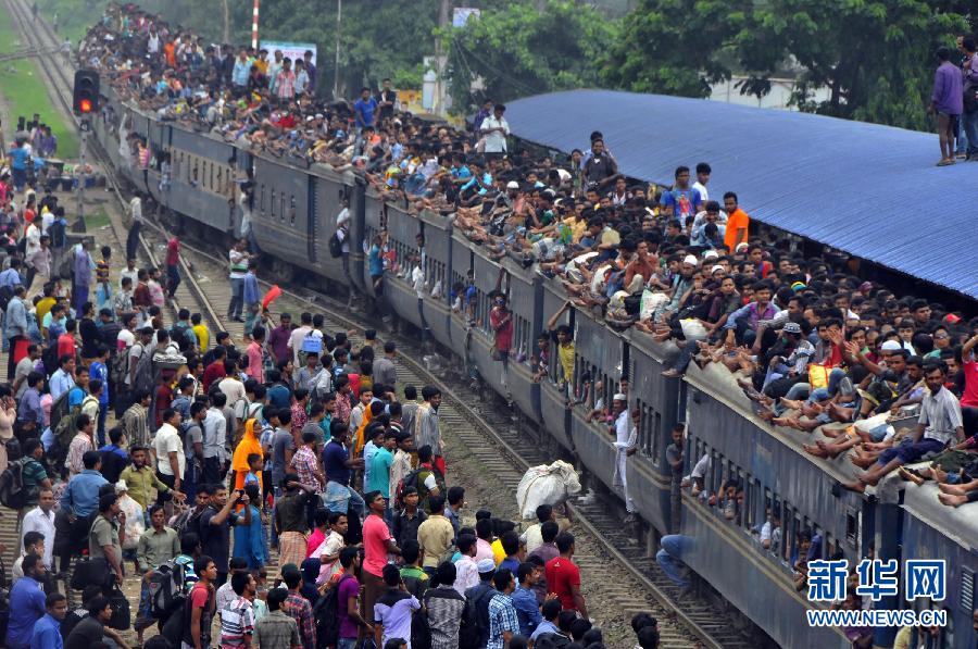 （国际）（1）孟加拉国迎来开斋节返乡高峰