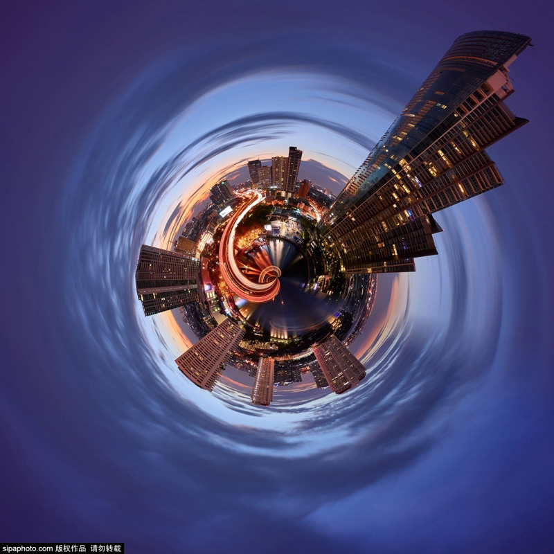 英国摄影师展现超震撼城市微星球景观高清组图
