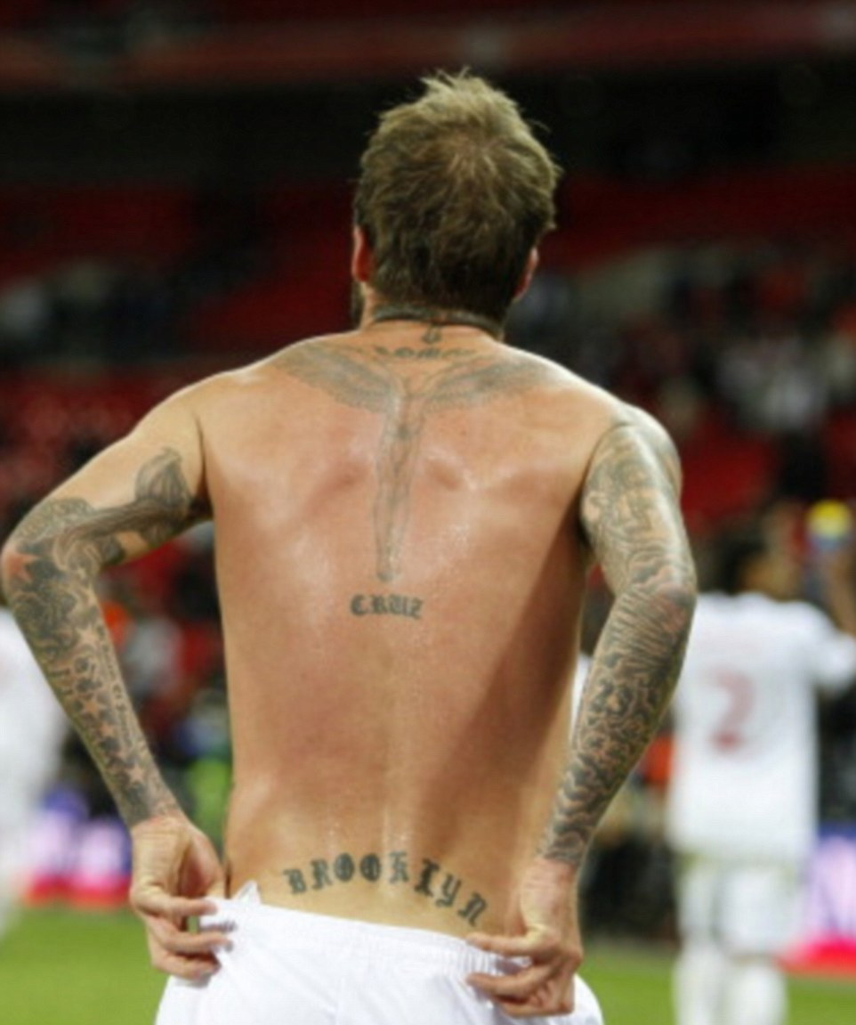 小贝40处纹身全揭秘:为大儿子第一次纹身 纹错辣妹名字