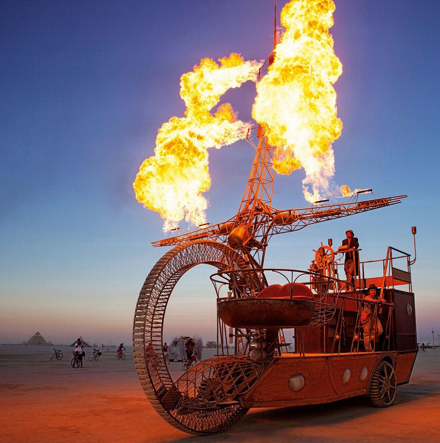 美摄影师16年记录火人节场面高清组图