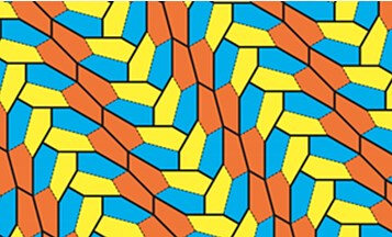 美国数学家发现新五边形可无缝密铺平面（图）