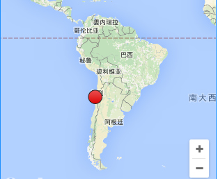 智利中部沿岸近海发生6.5级地震