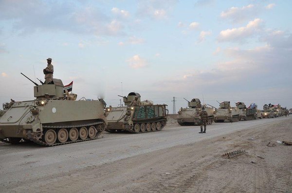 伊拉克政府军集结美械精锐部队大战极端武装(组图)