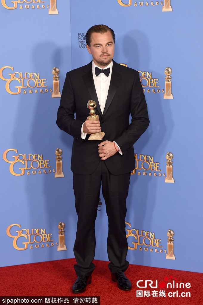 73届美国金球奖获奖名单全公开 莱昂纳多三度称帝(组图)