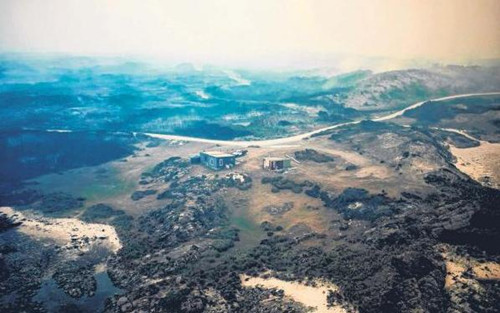 澳大利亚塔斯马尼亚发生野火烧毁远古森林保护区