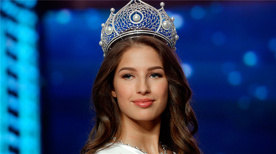 "俄罗斯小姐-2016"选美大赛揭晓 18岁女大学生夺冠(组图)