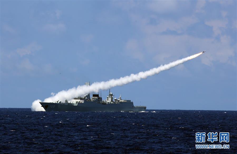 （军事）（5）海军在南海举行实兵对抗演习