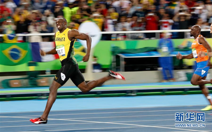 （里约奥运会）（18）田径&mdash;&mdash;男子200米：博尔特夺冠