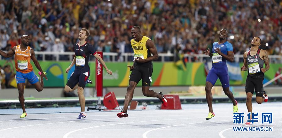 （里约奥运会）（22）田径&mdash;&mdash;男子200米：博尔特夺冠