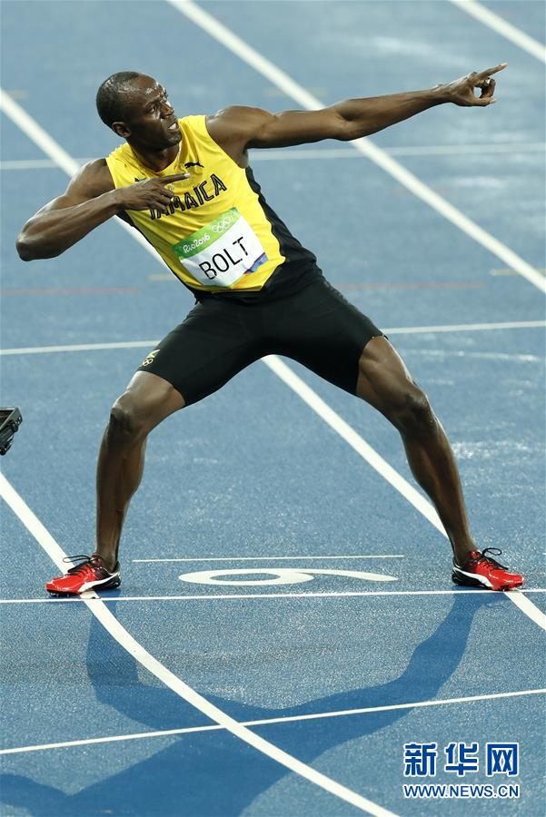 （里约奥运会&middot;夺冠一刻）（45）田径&mdash;&mdash;男子200米：牙买加选手博尔特夺冠