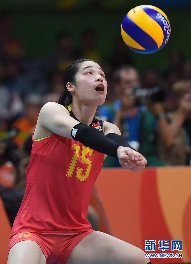 聚焦中国女排十二金花战里约组图