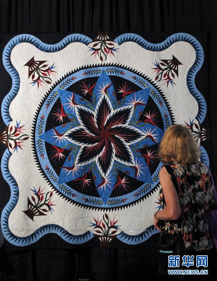 美国休斯敦举办拼布展(组图)