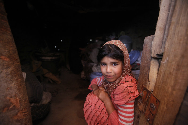 西丽阿·叶海亚:西丽阿是一个六岁大的也门小女孩,跟家人一起背井离乡