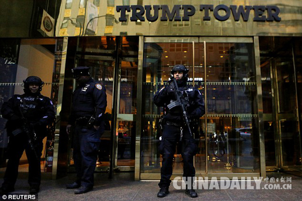 保护特朗普一家安全 纽约每天花费超百万美元