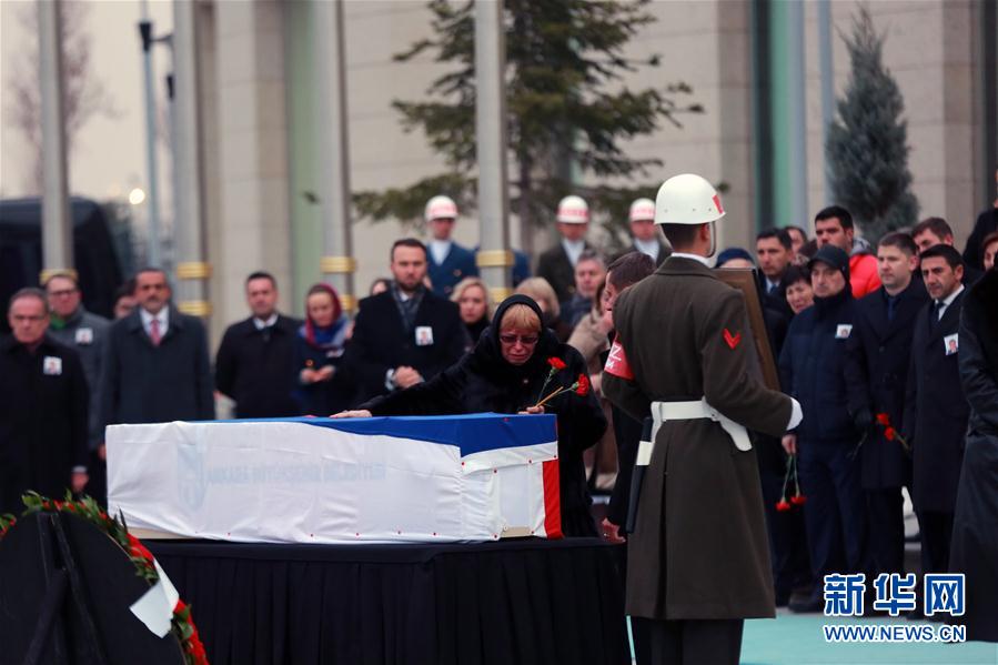 （国际）（3）俄罗斯驻土大使遗体告别仪式在安卡拉举行