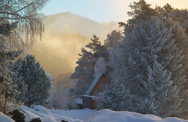 自己20年来的成果展示在世人面前,在她的镜头下,俄罗斯阿尔泰边疆区宛