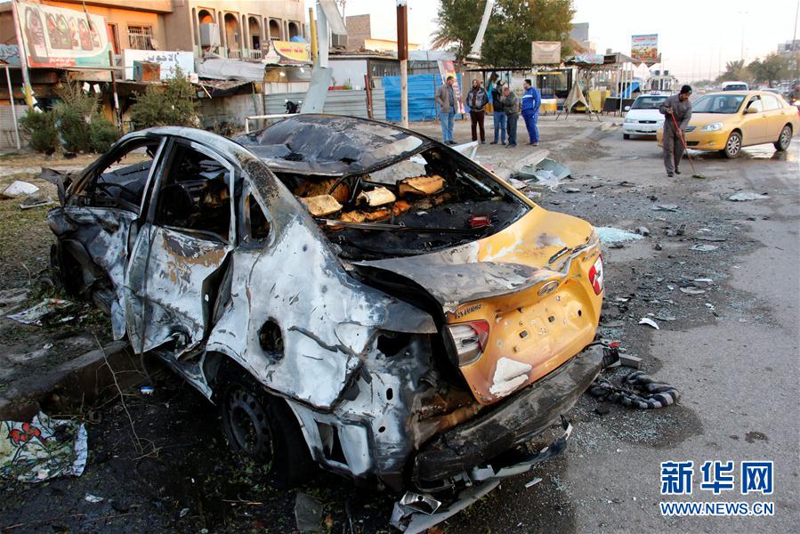 （外代一线）（5）巴格达南部汽车炸弹现场