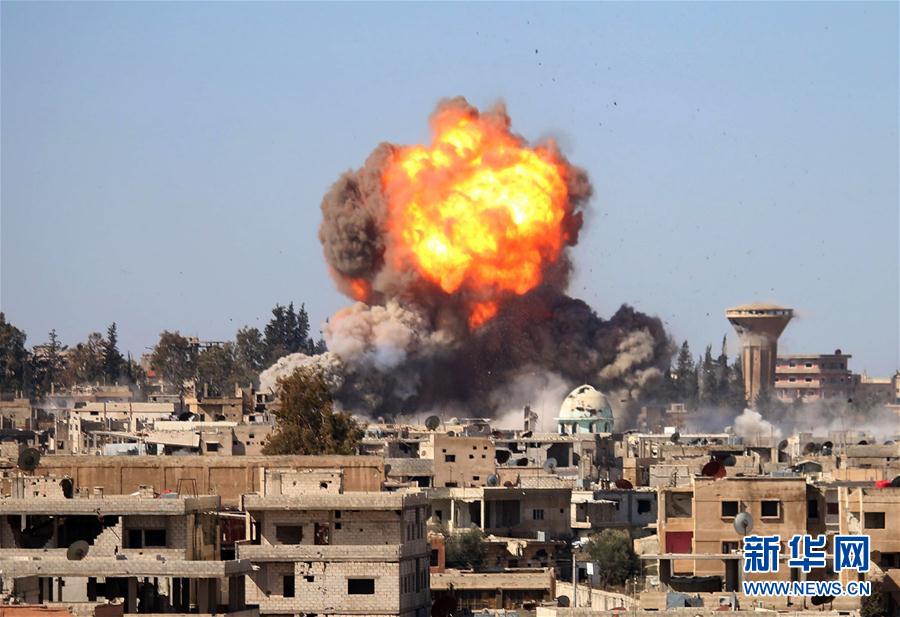 叙利亚南部城市德拉发生爆炸(组图)