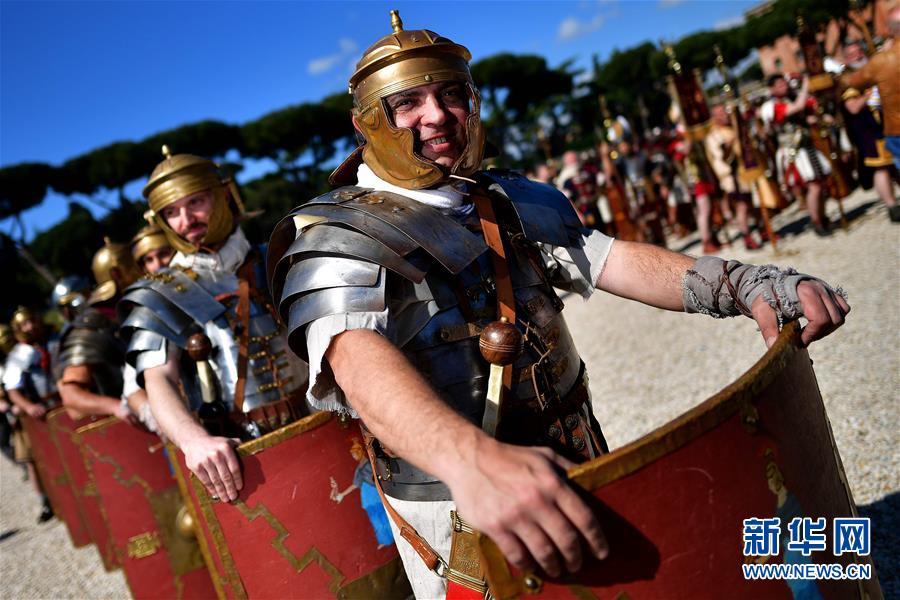 罗马庆祝建城2770周年(组图)