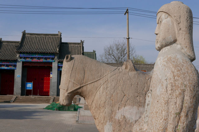 2017年摄于山东德州北营村的苏禄王墓神道。新华社记者 凌朔 摄