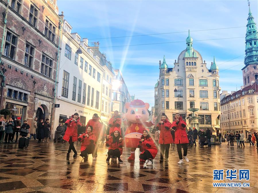 （国际）（3）&ldquo;金猪闹新春&rdquo;快闪表演亮相哥本哈根