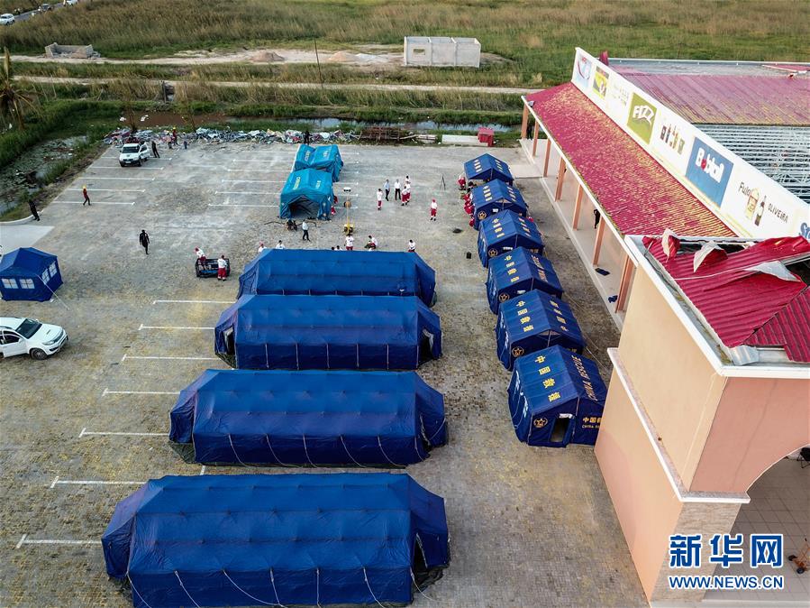 （国际）（1）中国救援队在莫桑比克展开医疗救助行动
