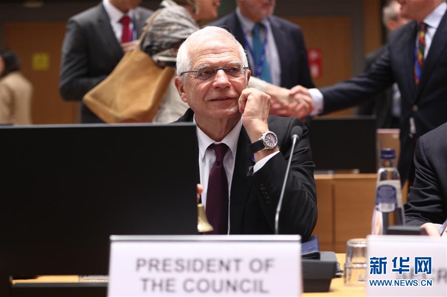 （XHDW）（1）欧盟举行外长理事会会议讨论中东局势