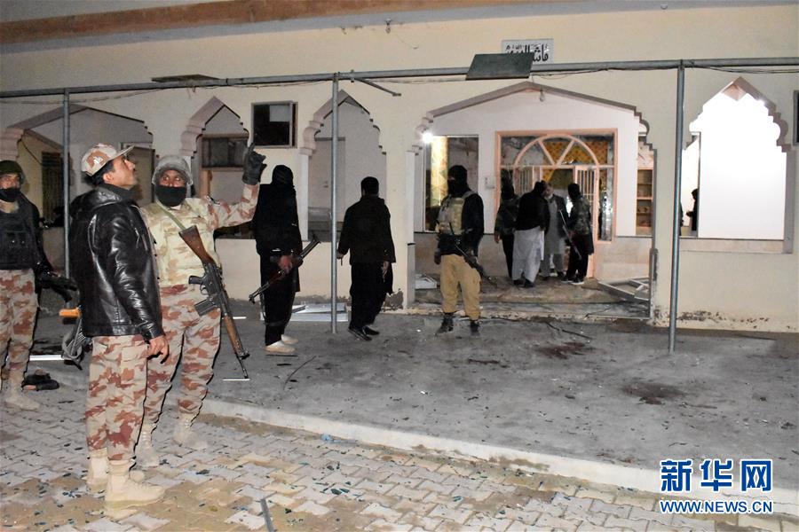 （国际）（3）巴基斯坦奎达一清真寺发生爆炸14死20伤