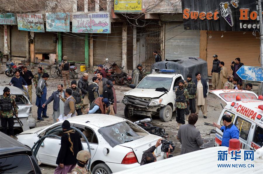 （国际）（5）巴基斯坦奎达发生自杀式袭击