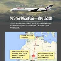 阿尔及利亚航空一客机坠毁