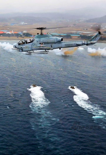 美韩军演大场面照曝光