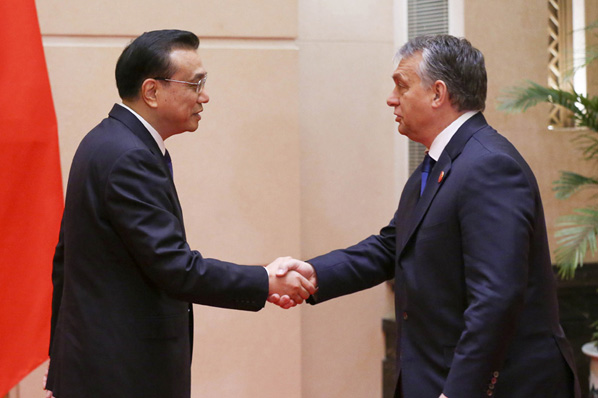 李克强会见匈牙利总理欧尔班