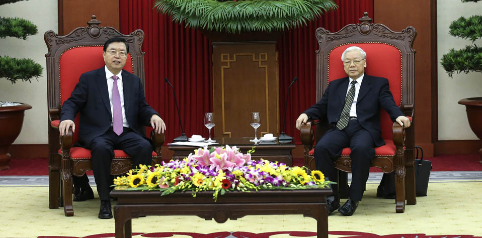 张德江出访越南