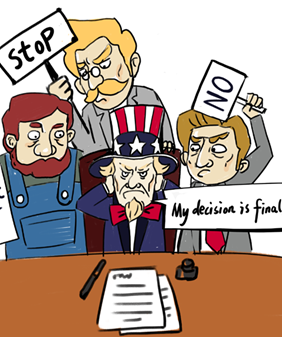 &ldquo;请美方学成语&rdquo;系列漫评