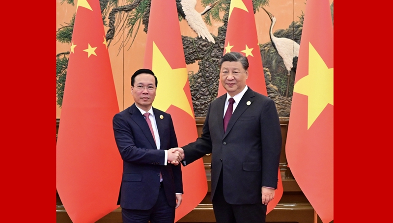 习近平会见越南国家主席武文赏