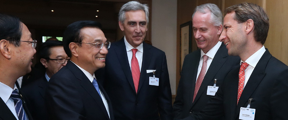 李克强会见中德工商界知名人士