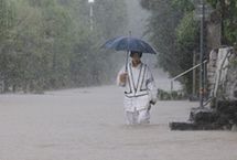 第12号台风致日本四国地区降大雨（组图）