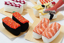 抢眼！只能穿不能吃的寿司袜子