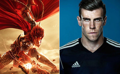 神似卡通人物的球星